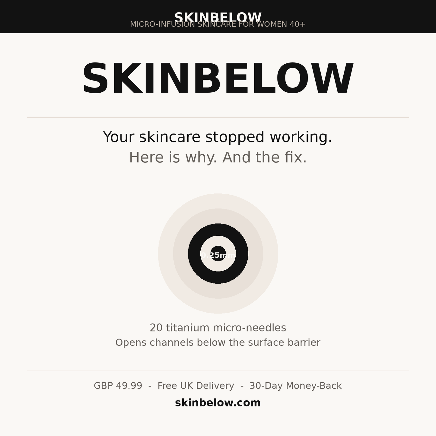 SkinBelow Micro-Infusion Pen - hero image